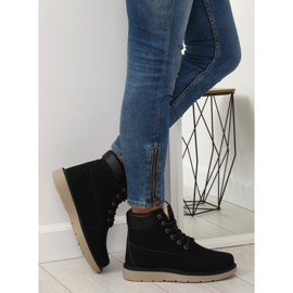 Crne ženske trapere KK-102 Black crno 2