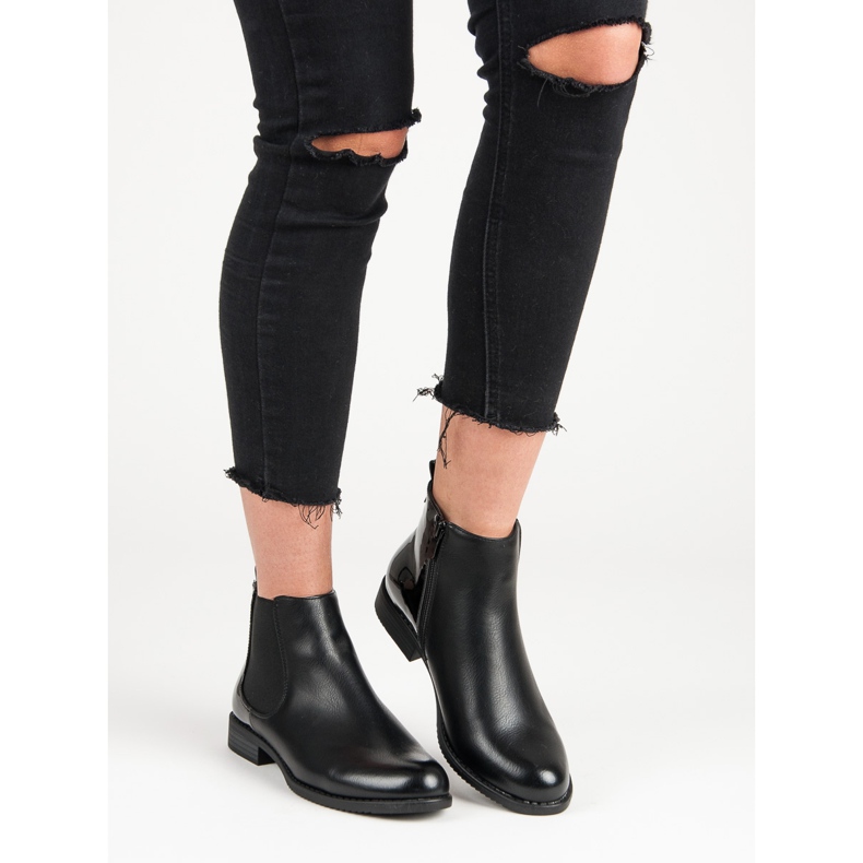 J. Star Klasične čizme Chelsea crna 1