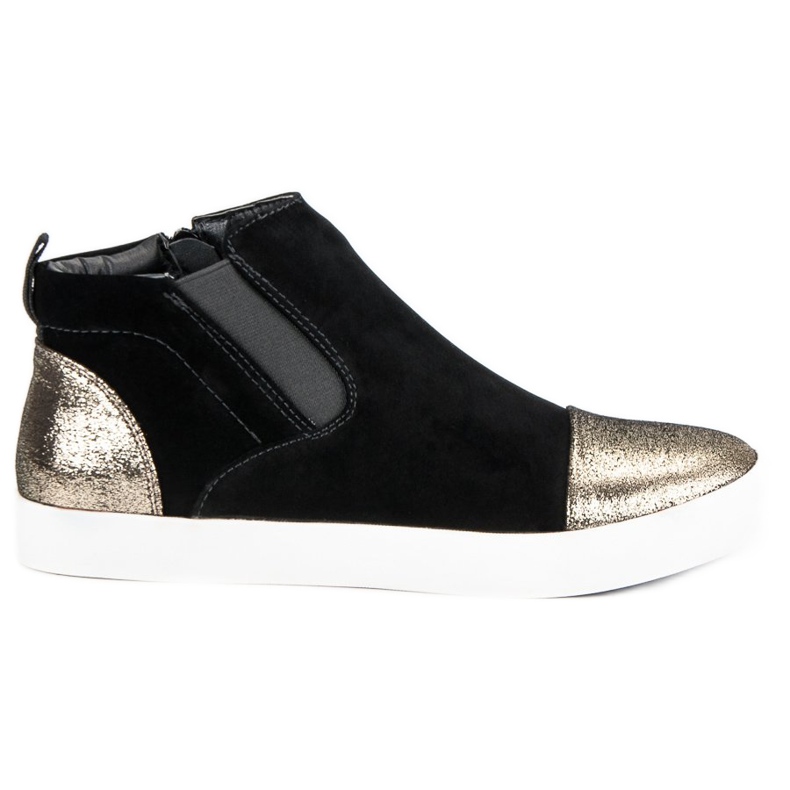 J. Star Elegantne ženske tenisice crna žuta boja 1