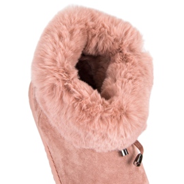 Ukrašeni Mukluki ružičasta 1