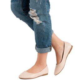 Udobne balerine smeđa raznobojna 2