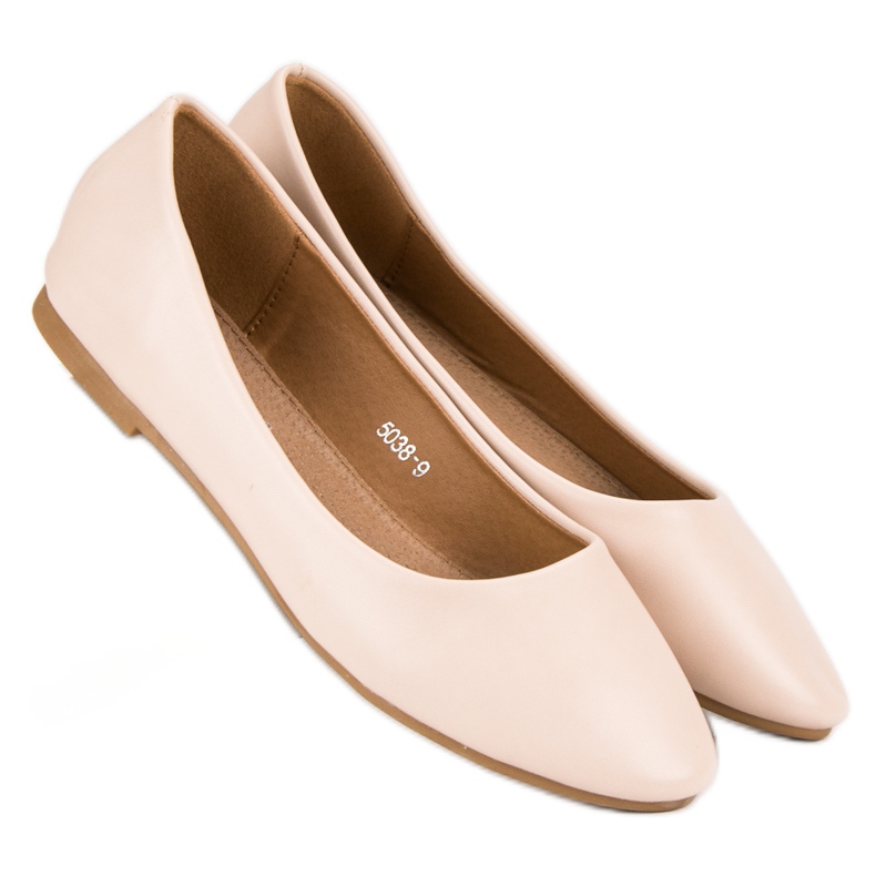 Udobne balerine smeđa višebojan 1