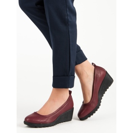 J. Star Crvene pumpe na klinu crvena 1