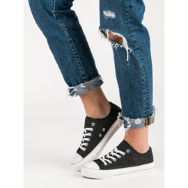 Glitter tenisice crna 1