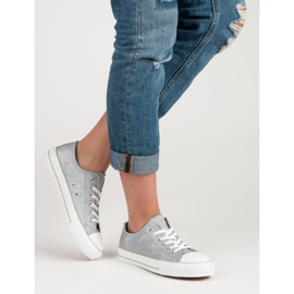 Glitter tenisice siva 1