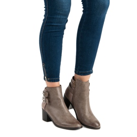 Super Mode Stilske smeđe čizme smeđa 2