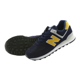 New Balance ML574SMB PIGMENT S MJESEM žuta boja mornarsko plava 4