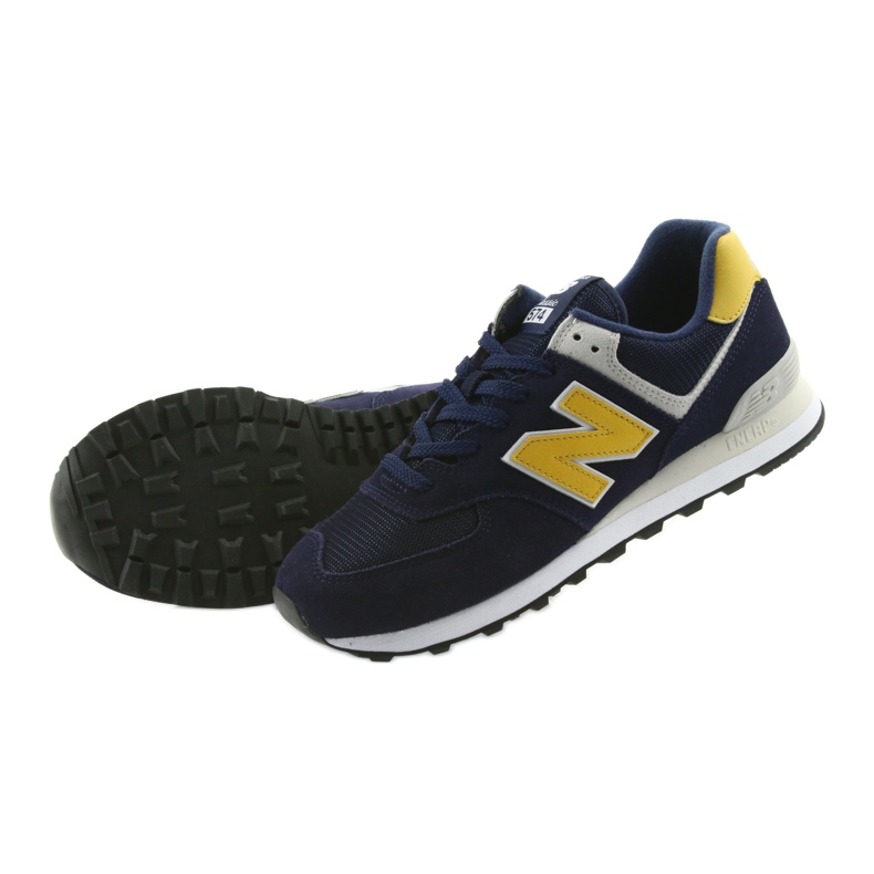 New Balance ML574SMB PIGMENT S MJESEM žuta boja tamnoplava 4