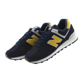 New Balance ML574SMB PIGMENT S MJESEM žuta boja tamnoplava 3