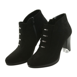 M.Daszyński Daszyński čizme od antilopa na stupu crno 3