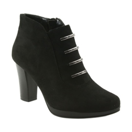 M.Daszyński Daszyński čizme od antilopa na stupu crno 1