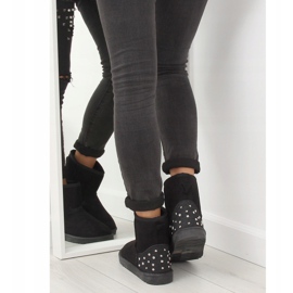 Crne ženske čizme za snijeg M297 Black crna 1