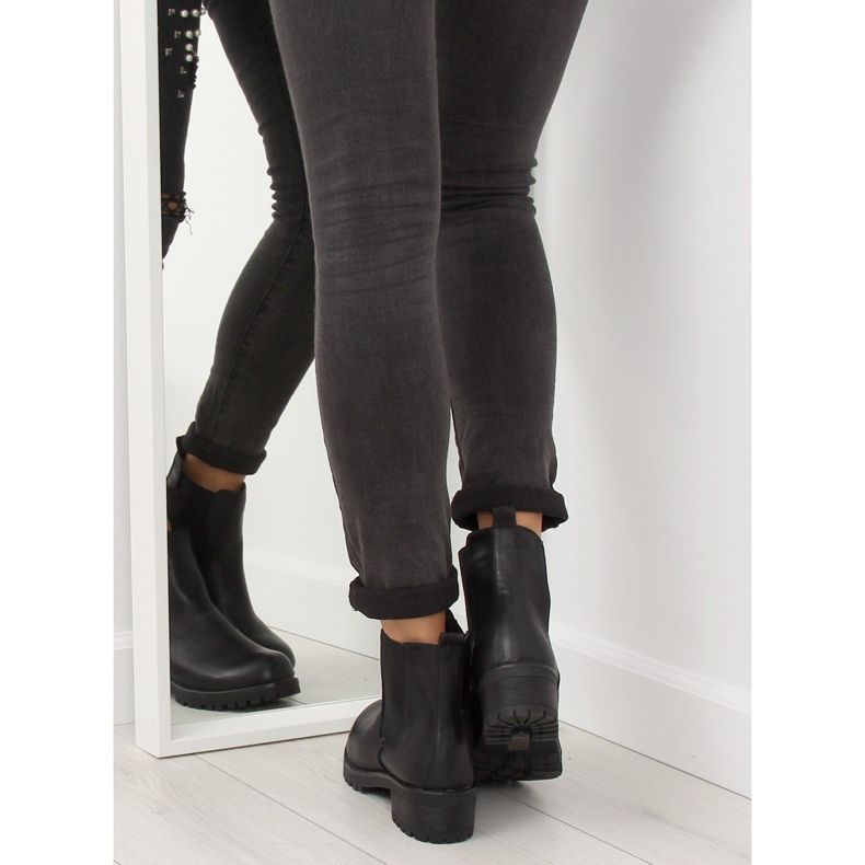 Crne čizme Jodhpur 945-PA Crne crno 2