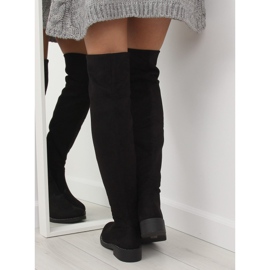 Crne mušketirske čizme 0-231 Crne crna 2