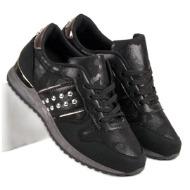 Modne sportske cipele crno siva 1