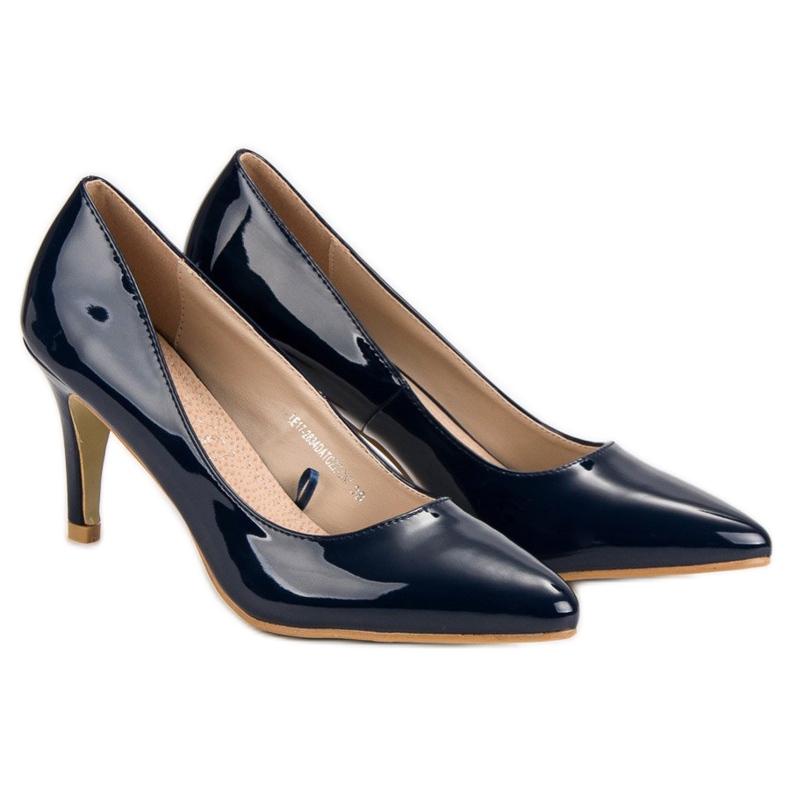 VINCEZA tamnoplave pumpe tamnoplava 1