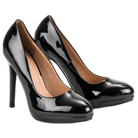 Seastar Seksi lakirane štikle crna 1