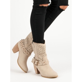 Mazzoni Ažurne čizme smeđa 1