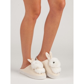 Tople papuče smeđa 1