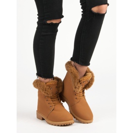 Kamilice sa krznom smeđa 1