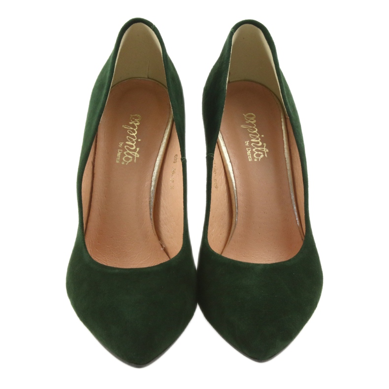 Zelene pumpe na stupu Espinto 689 zelena 3