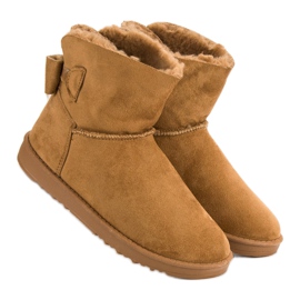 Camel Mukluki s mašnom smeđa 1