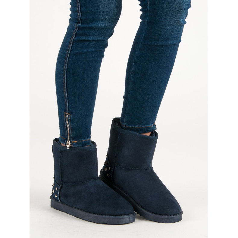 Tamnoplavi mukluki s mlaznicama plava 2