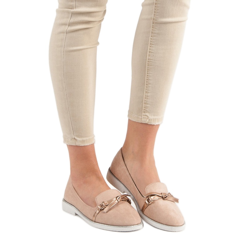 Emaks Mokasine od antilopa ružičasta 1