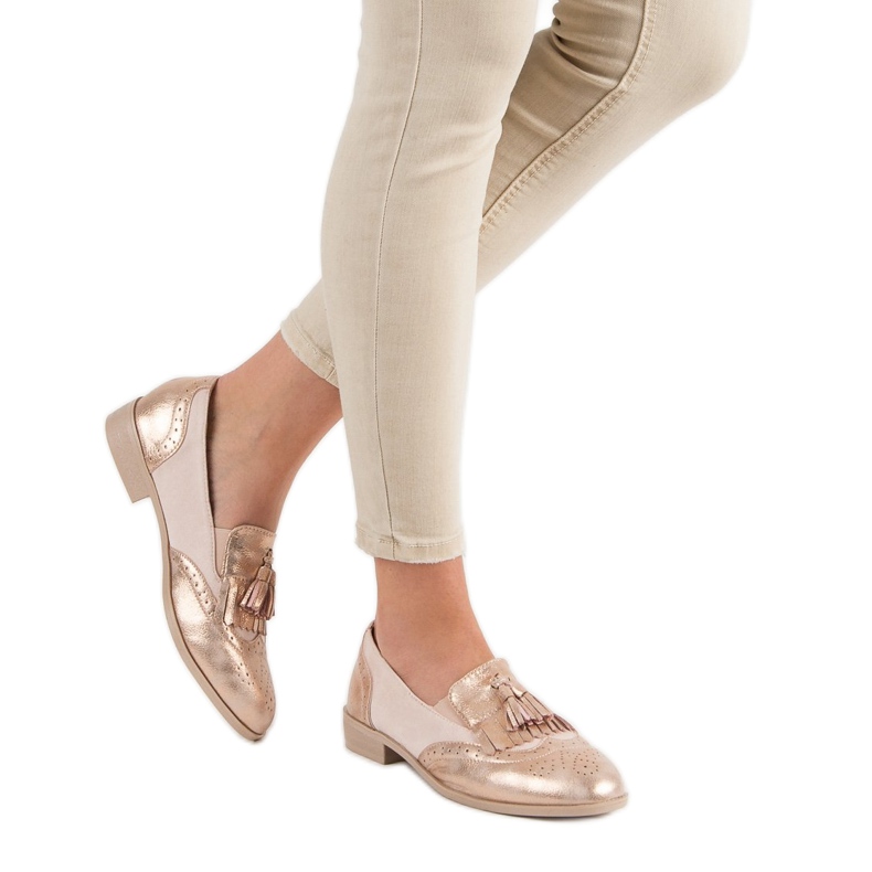 Tina&Co Natikače s resama ružičasta 2