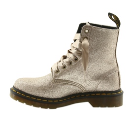 Dr. Martens 1460 PASCAL GLITTER PALE GOLD zlatni 2