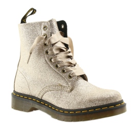 Dr. Martens 1460 PASCAL GLITTER PALE GOLD zlatni 1