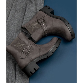 Groto Gogo Rock čizme na platformi siva 2