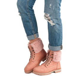 SDS Ružičasti hvatači s krznom ružičasta 1