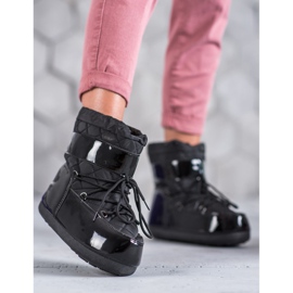 Modne čizme za snijeg crna 1