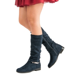 SDS Tamnoplave čizme do koljena plava tamnoplava 2