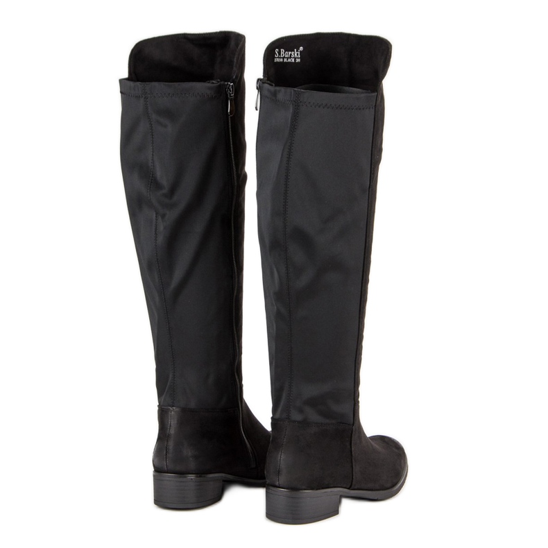 Filippo Čizme na ravnu petu crno 1