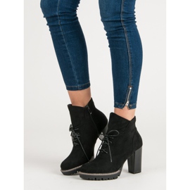 Nio Nio Modni čizme na platformi crno 2