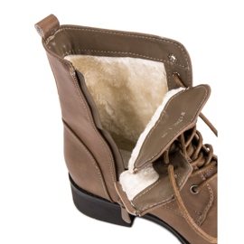 SDS Smeđe tople čizme smeđa 1