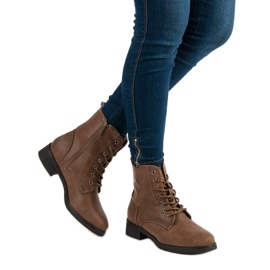 SDS Smeđe tople čizme smeđa 2