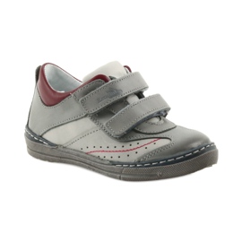 Dječje cipele sive boje s čičak Ren But 3047 crvena raznobojna siva 1