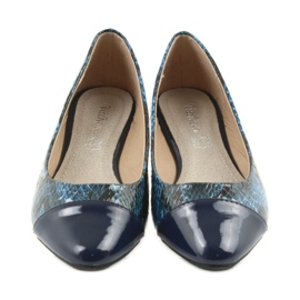 Via-Nova Balerinke ženske cipele Via Nova 07-041 tamnoplave crna plava tamnoplava 4