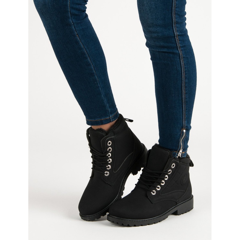 Klasične crne planinarske čizme crna 1