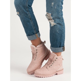 Klasične ružičaste čizme za planinarenje ružičasta 2