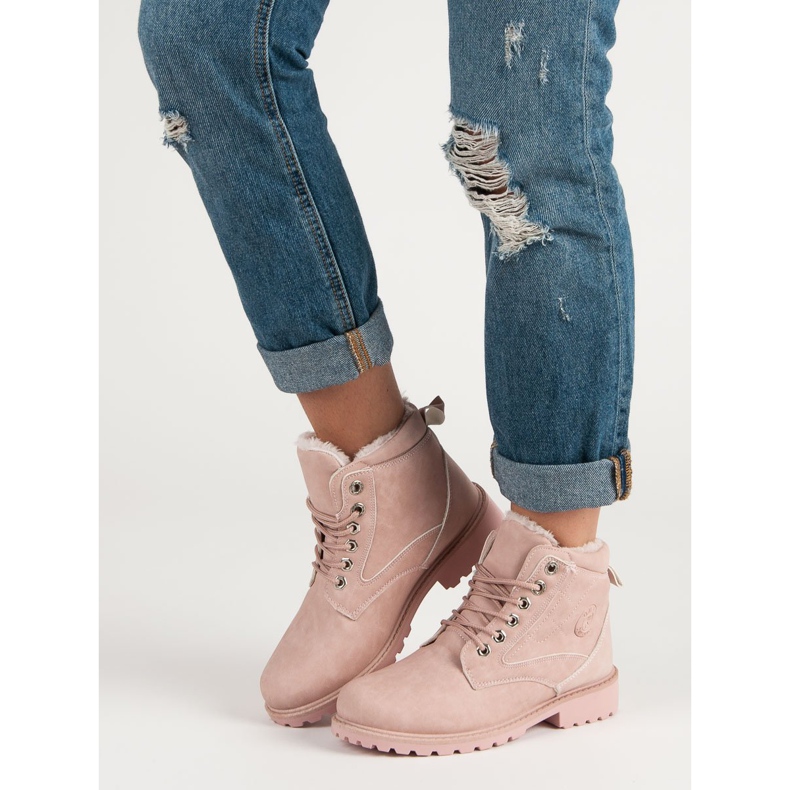 Klasične ružičaste čizme za planinarenje ružičasta 2