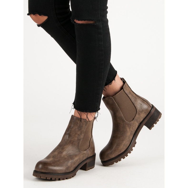 SDS Ležerne čizme Chelsea smeđa 2