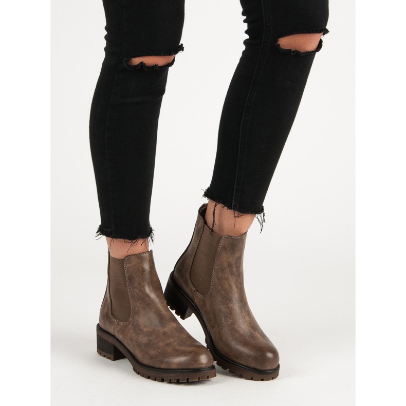 SDS Ležerne čizme Chelsea smeđa 1