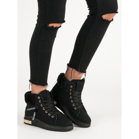 Izolirane visoke tenisice crno 2