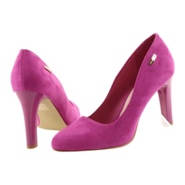 Sergio Leone Cipele od antilopa 1457 ružičasta 4