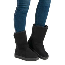 R'S Klasične crne čizme za snijeg crna 1