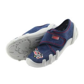 Befado dječje cipele papuče 273X235 plava crvena 5